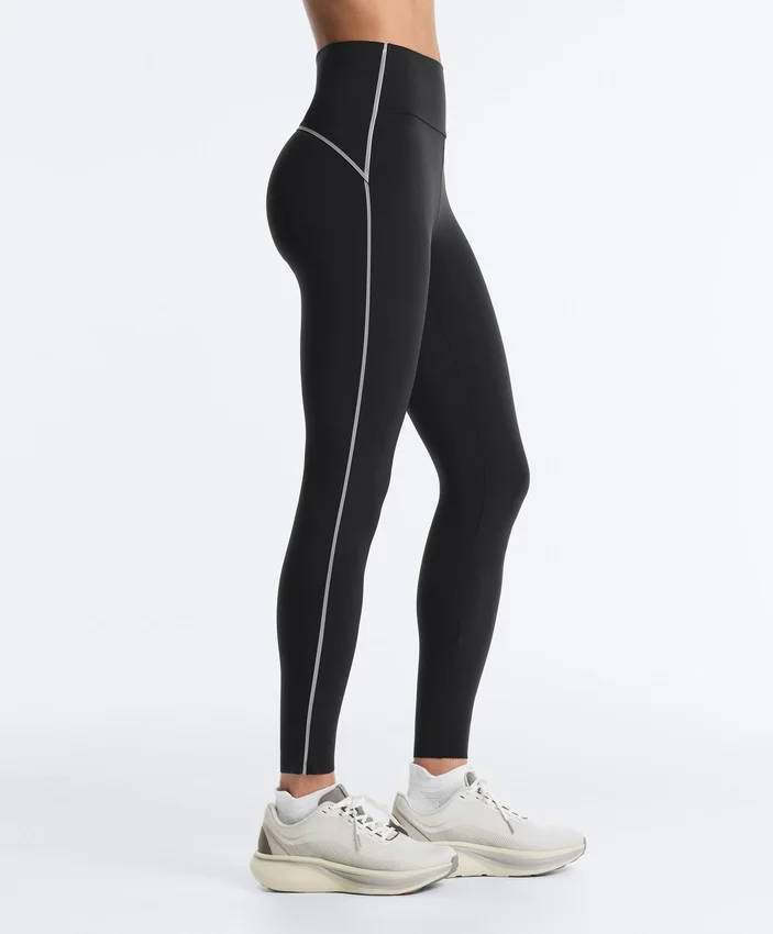 Reflexní Compressive legíny s vysokým pasem a Core Control, délka po kotníky Reflexní Compressive legíny s vysokým pasem a Core Control, délka po kotníky