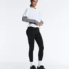 Reflexní Compressive legíny s vysokým pasem a Core Control, délka po kotníky Reflexní Compressive legíny s vysokým pasem a Core Control, délka po kotníky