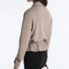 Rovná bundy s páskem a z Soft Touch modalu Rovná bundy s páskem a z Soft Touch modalu