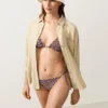 Smockové trojúhelníkové Bikiny