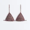Smockové trojúhelníkové Bikiny