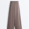 Soft Touch Modal Wide-Leg Trousers s korzetovým pasem Soft Touch Modal Wide-Leg Trousers s korzetovým pasem