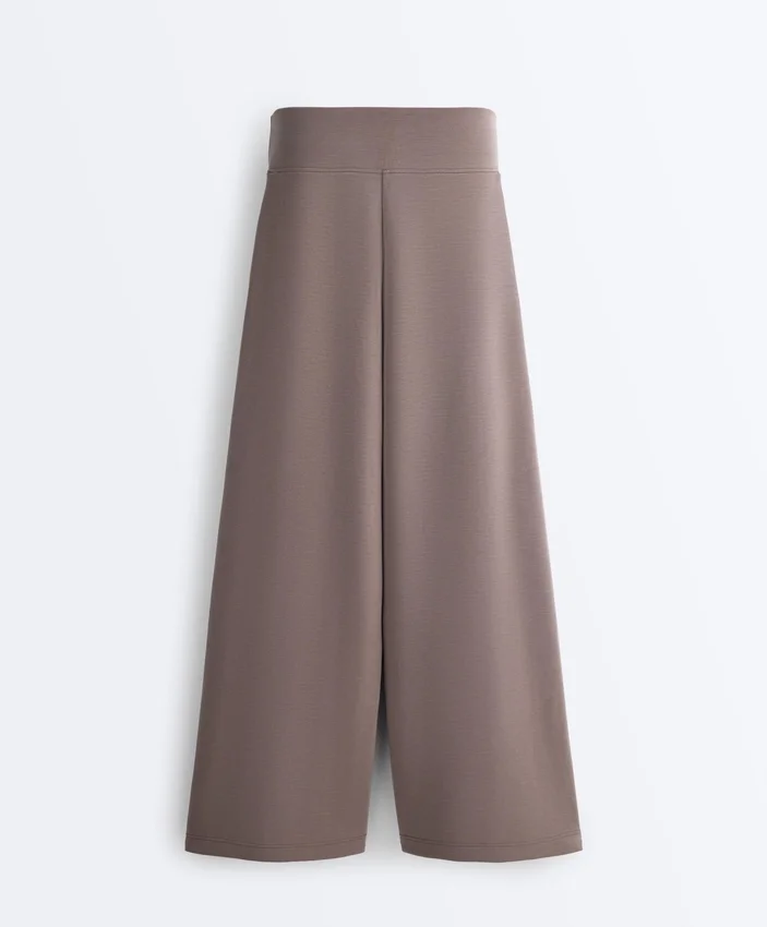 Soft Touch Modal Wide-Leg Trousers s korzetovým pasem Soft Touch Modal Wide-Leg Trousers s korzetovým pasem