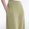 Soft Touch Pinstripe Wide Leg High Rise Trousers Soft Touch Pinstripe Wide Leg High Rise Trousers