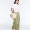 Soft Touch Pinstripe Wide Leg High Rise Trousers Soft Touch Pinstripe Wide Leg High Rise Trousers