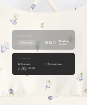 Sportovní podprsenka Evermove Light Support s květinovým potiskem Sportovní podprsenka Evermove Light Support s květinovým potiskem