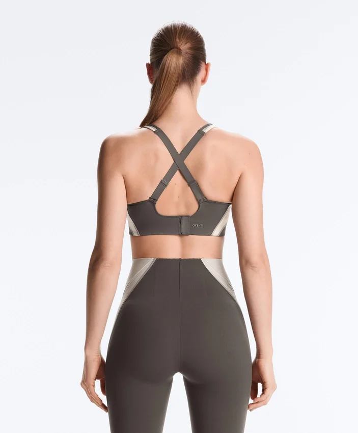 Sportovní podprsenka s pevnou oporou, Compressive a reflexní Sportovní podprsenka s pevnou oporou, Compressive a reflexní