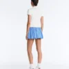 Sukně s vysokým pasem, Compressive pruhy a balónovým střihem Sukně s vysokým pasem, Compressive pruhy a balónovým střihem