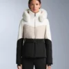Super-Slim Fit Colourblock Primaloft® lyžařská voděodolná prošívaná bundy Super-Slim Fit Colourblock Primaloft® lyžařská voděodolná prošívaná bundy