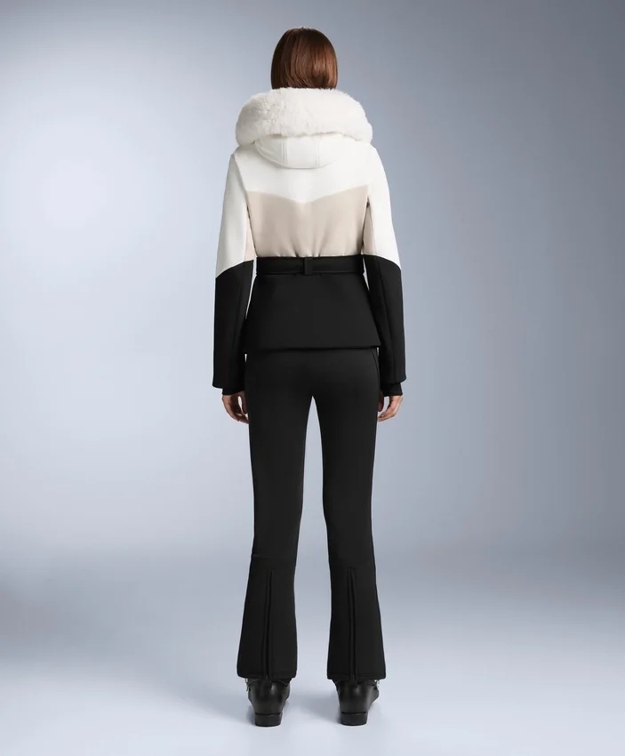 Super-Slim Fit Colourblock Primaloft® lyžařská voděodolná prošívaná bundy Super-Slim Fit Colourblock Primaloft® lyžařská voděodolná prošívaná bundy
