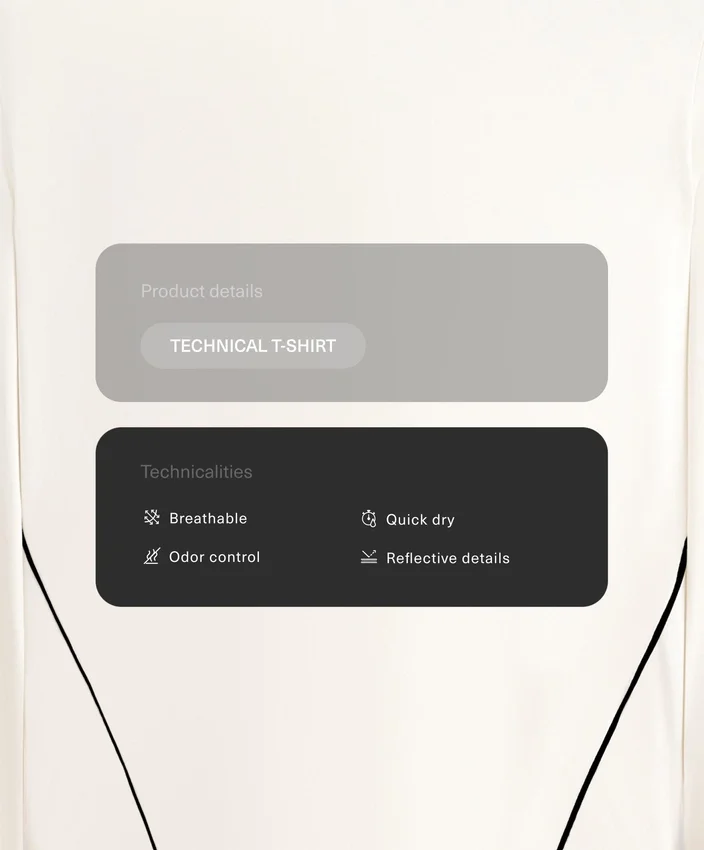 Technické tričko s dlouhým rukávem a lemováním Technické tričko s dlouhým rukávem a lemováním