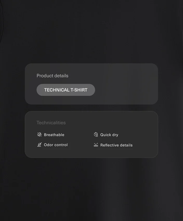 Technické tričko s krátkým rukávem Technické tričko s krátkým rukávem