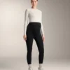 Teplé těhotenské legíny po kotníky, šířka 70 cm Teplé těhotenské legíny po kotníky, šířka 70 cm