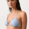 Tříúhelníkové bikiny s texturovanými pruhy Tříúhelníkové bikiny s texturovanými pruhy