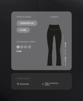 Těhotenské kalhoty Comfortlux 80 cm s rozšiřujícími se nohavicemi
