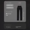 Těhotenské kalhoty Comfortlux s rovným střihem Těhotenské kalhoty Comfortlux s rovným střihem