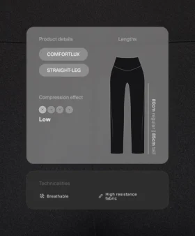 Těhotenské kalhoty Comfortlux s rovným střihem Těhotenské kalhoty Comfortlux s rovným střihem