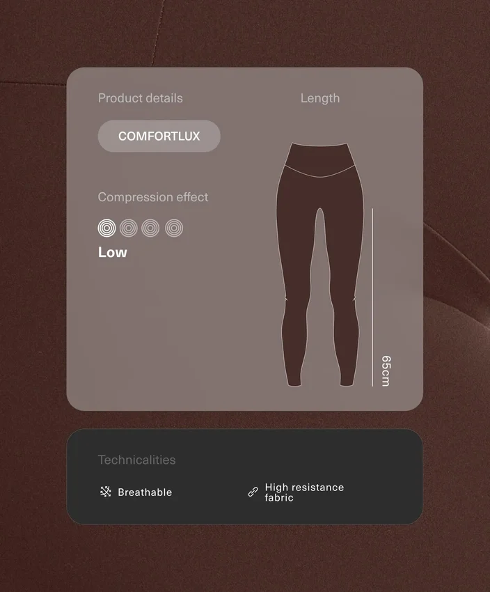 Těhotenské legíny Comfortlux 65 cm Těhotenské legíny Comfortlux 65 cm