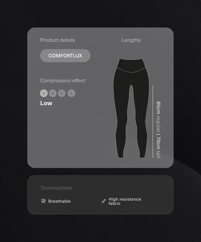 Těhotenské legíny Comfortlux 65 cm Těhotenské legíny Comfortlux 65 cm