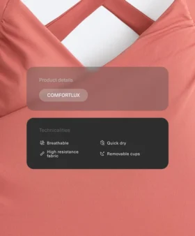 Tílko Comfortlux s kříženými ramínky
