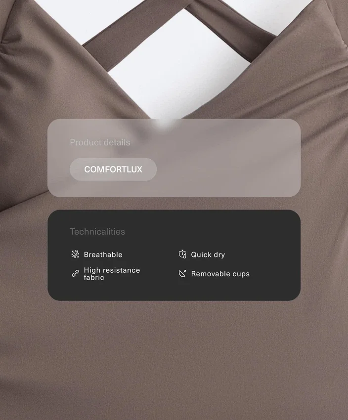 Tílko Comfortlux s kříženými ramínky Tílko Comfortlux s kříženými ramínky