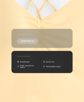 Tílko Comfortlux s překříženými ramínky