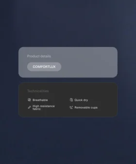 Tílko Comfortlux s ramínky
