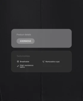 Tílko Evermove s ramínky