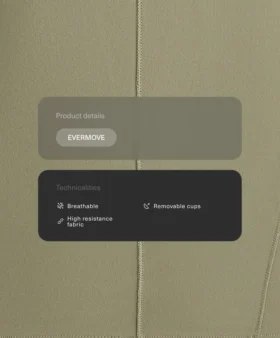 Tílko Evermove s ramínky