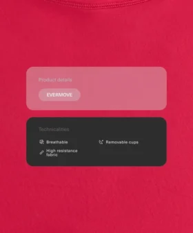 Tílko Evermove s vázáním za krkem