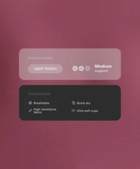 Tílko Light Touch s kříženými ramínky na zádech