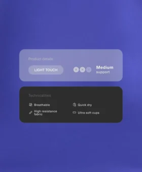 Tílko Light Touch s kříženými ramínky na zádech