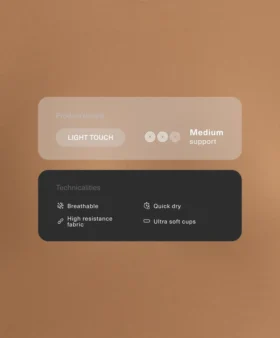 Tílko Light Touch s kříženými ramínky na zádech