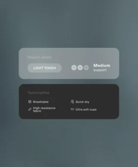 Tílko Light Touch s kříženými ramínky na zádech