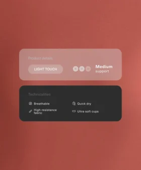 Tílko Light Touch s kříženými ramínky na zádech