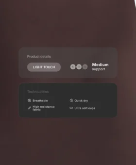 Tílko Light Touch s kříženými ramínky na zádech