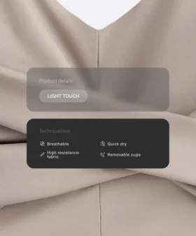 Tílko Light Touch s překříženými ramínky