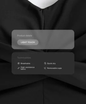 Tílko Light Touch s překříženými ramínky