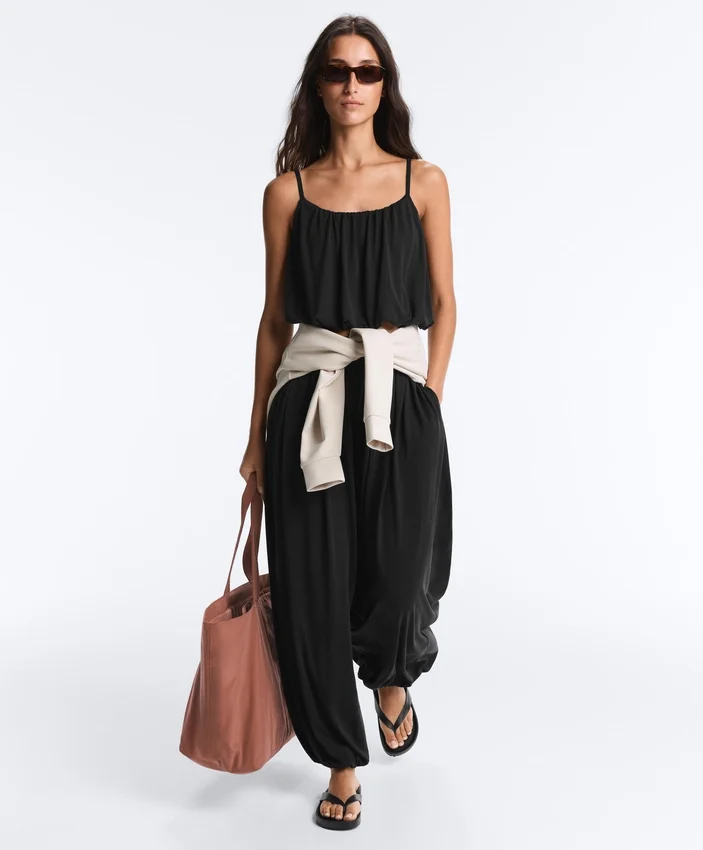 Balónové kalhoty z modálové směsi Balónové kalhoty z modálové směsi
