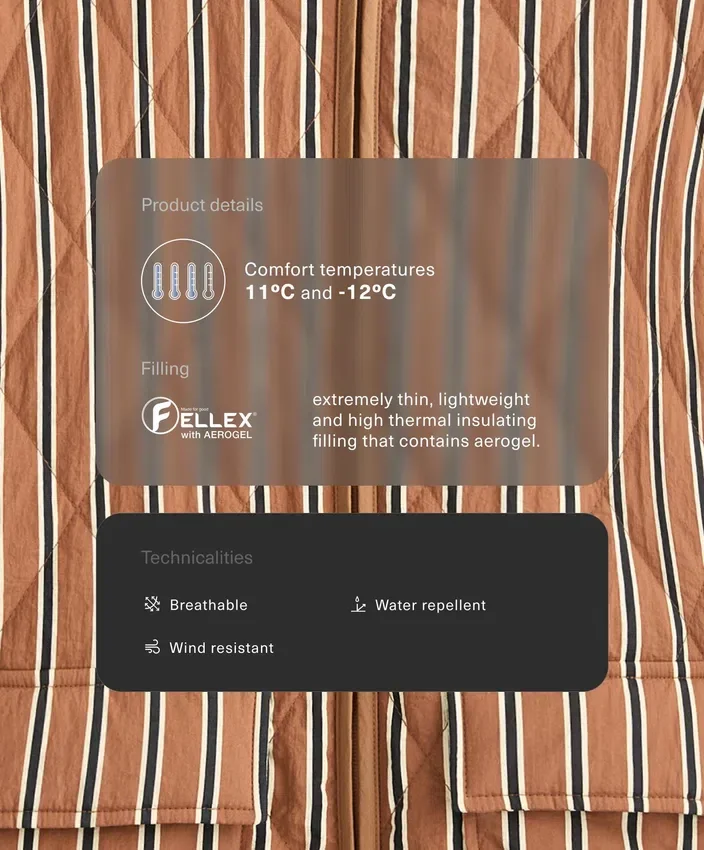 Vodoodpudivá bundy s výplní Fellex® Aerogel Vodoodpudivá bundy s výplní Fellex® Aerogel
