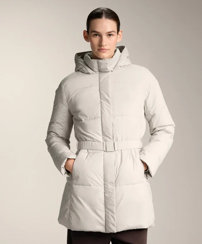 Vodoodpudivá polstrovaná bundy Midi z materiálu Primaloft® Vodoodpudivá polstrovaná bundy Midi z materiálu Primaloft®