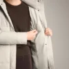 Vodoodpudivá polstrovaná bundy Midi z materiálu Primaloft® Vodoodpudivá polstrovaná bundy Midi z materiálu Primaloft®