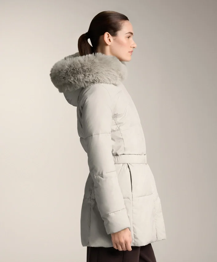 Vodoodpudivá polstrovaná bundy Midi z materiálu Primaloft® Vodoodpudivá polstrovaná bundy Midi z materiálu Primaloft®